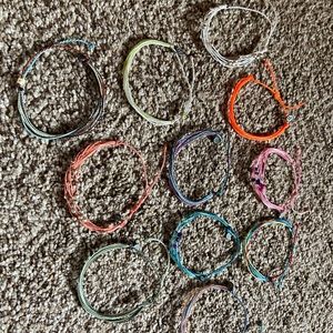 Pura Vida Bracelets + 2 Anklets